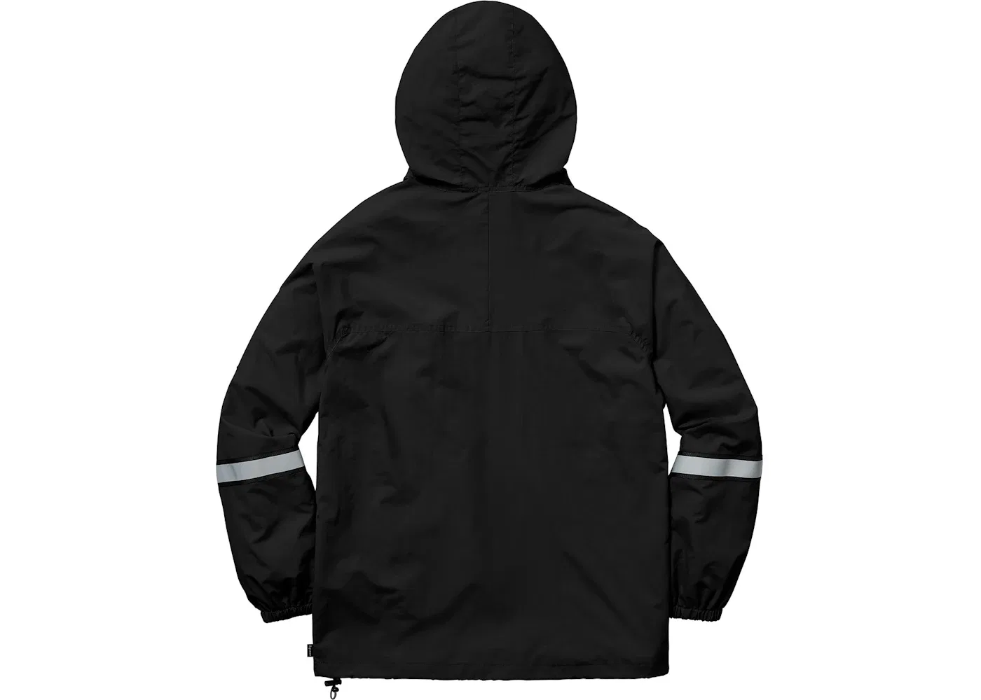 Мужской пуловер с капюшоном с отражающей лентой Supreme, Black — фото 2