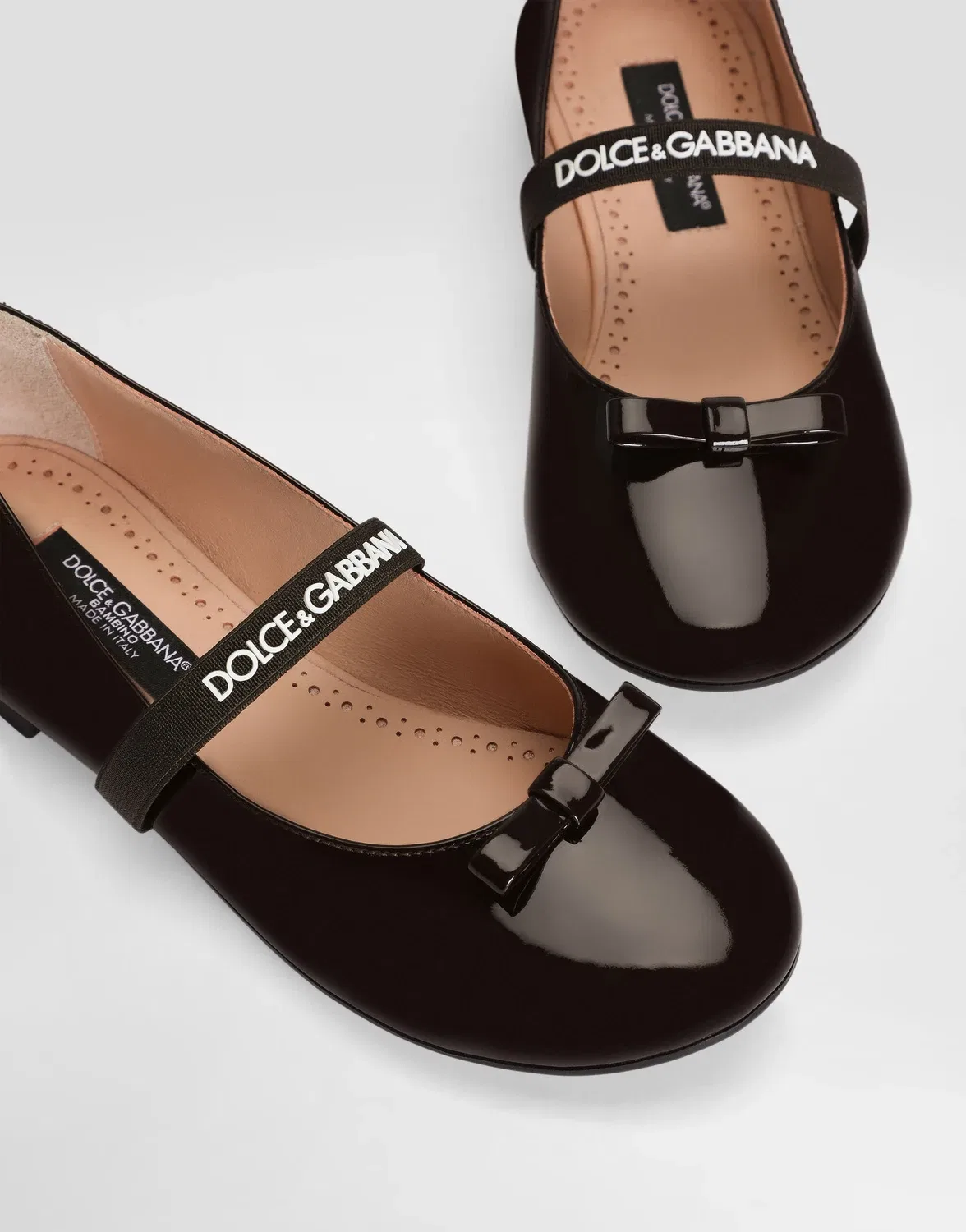 Балетки из лакированной кожи Dolce&Gabbana, черный — фото 4
