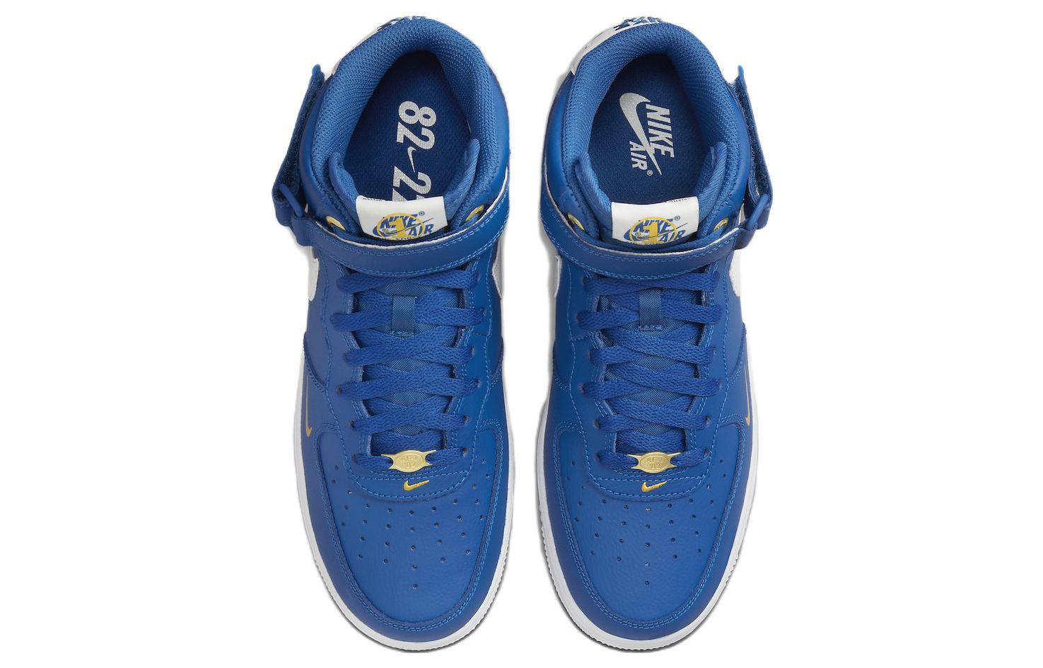 Кроссовки Nike Air Force 1 Mid '07 LV8, синий/белый — фото 4