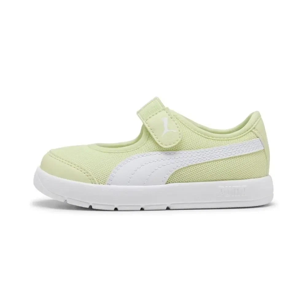 Кроссовки низкие Courtflex V3 Lina V Inf Puma, зеленый — фото 3