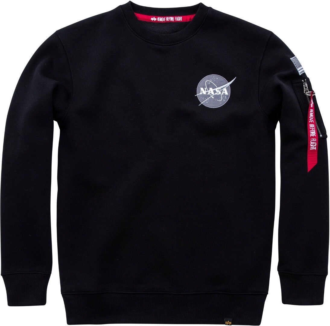 

Толстовка Alpha Industries Space Shuttle, черная, Черный, Толстовка Alpha Industries Space Shuttle, черная