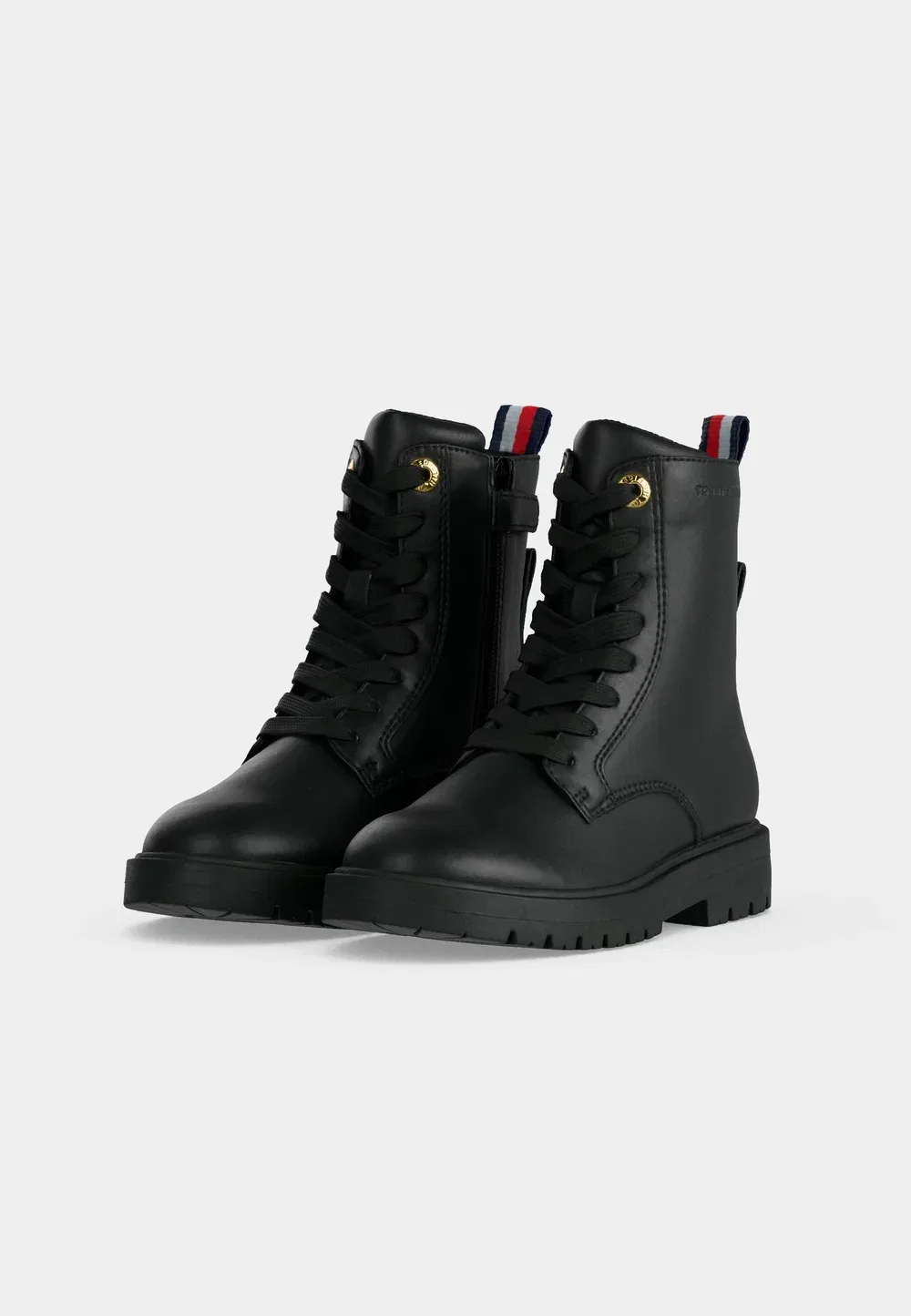 Ботинки Amelie унисекс на шнуровке Tommy Hilfiger, Black — фото 3