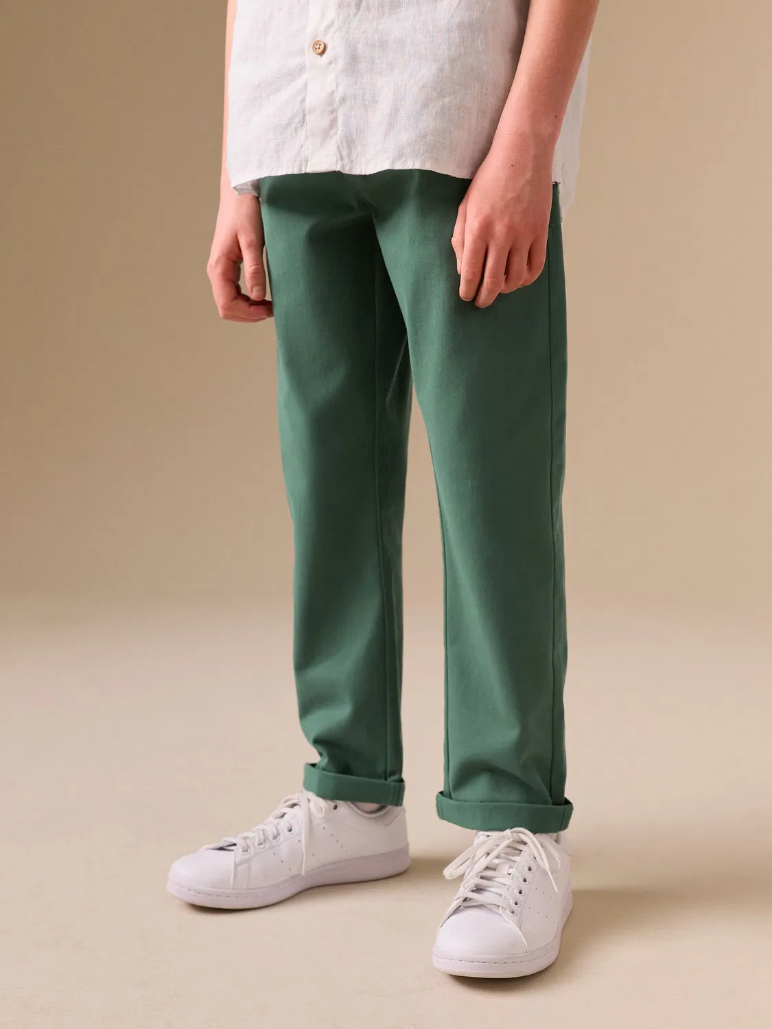 Чиносы Regular Fit Next, зеленые