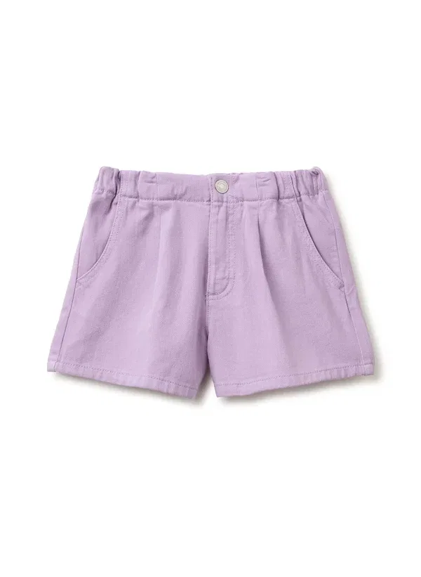 Джинсовые шорты United Colors Of Benetton, фиолетовый