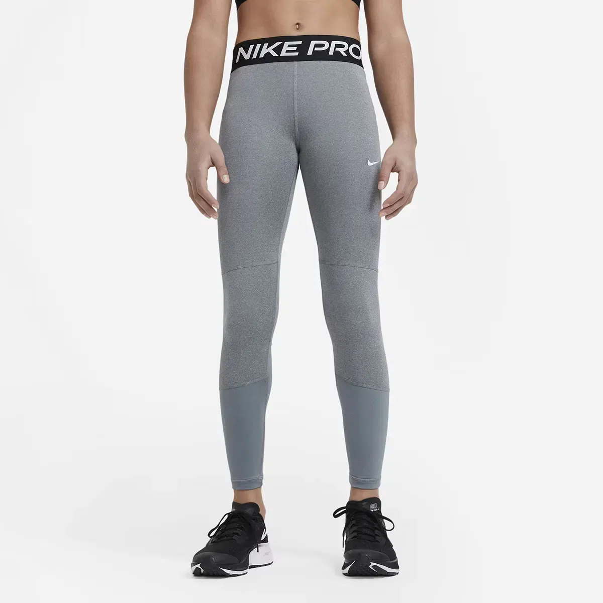 Детские леггинсы для девочек с влагоотводящей технологией Nike Pro Dri-FIT, Gris