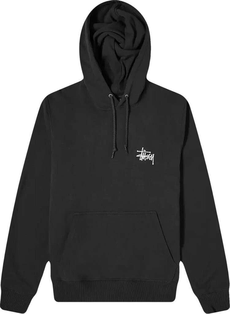 

Толстовка Stussy Basic Hood 'Black', черный