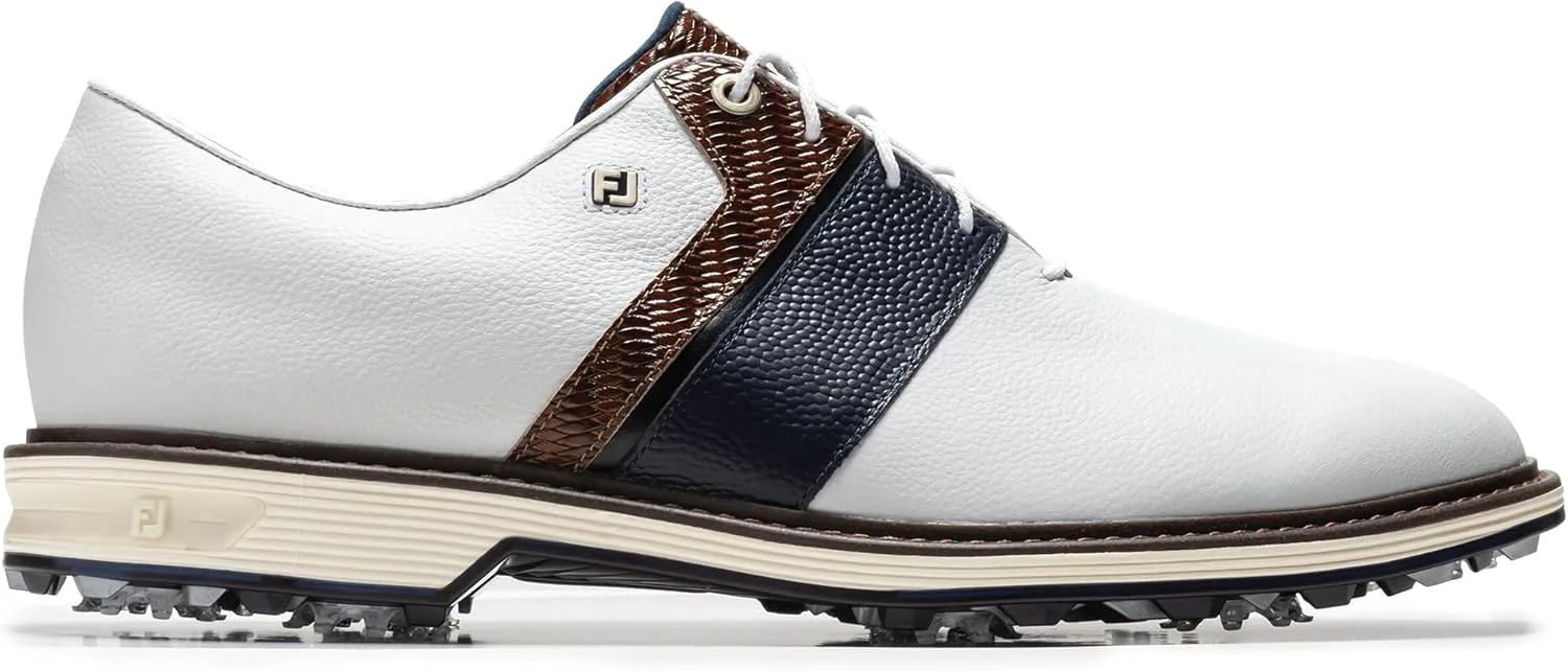 Ботинки для гольфа FootJoy Golf Premiere Series Packard LX, белый/синий — фото 2