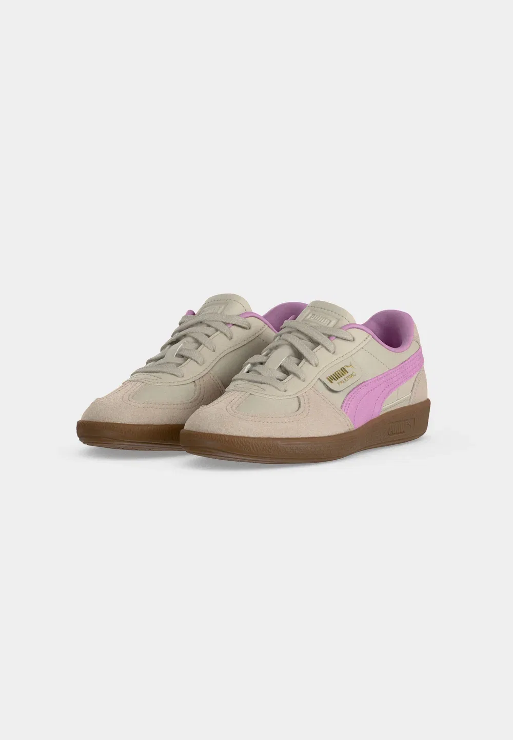 Детские кроссовки унисекс Palermo Puma, Silver-Coloured Fog/Mauve Glow — фото 3
