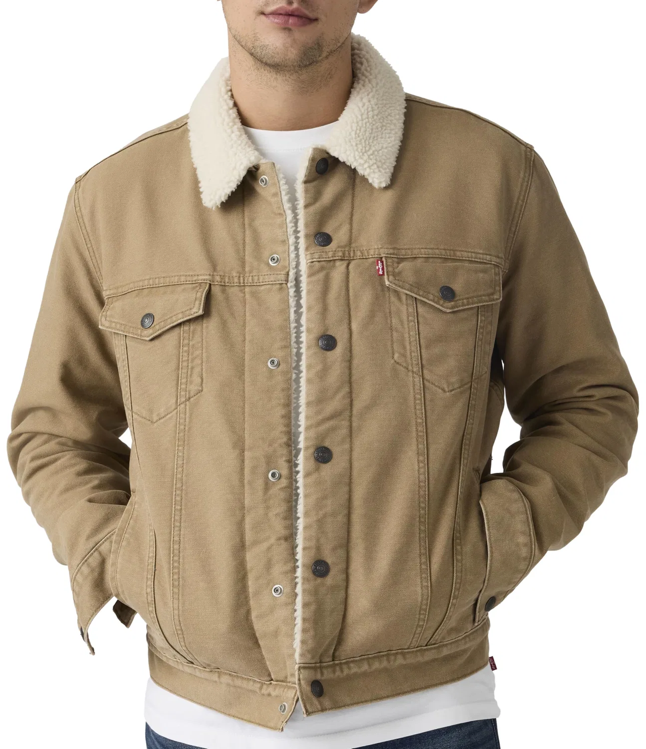 Мужская куртка-джинсовка с флисовой подкладкой Type 3 Levi's, Ermine