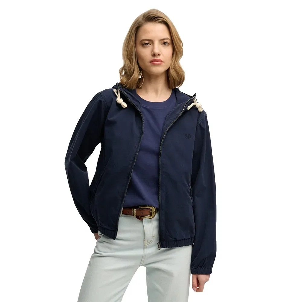 Куртка Washed Twill Superdry, синий — фото 4