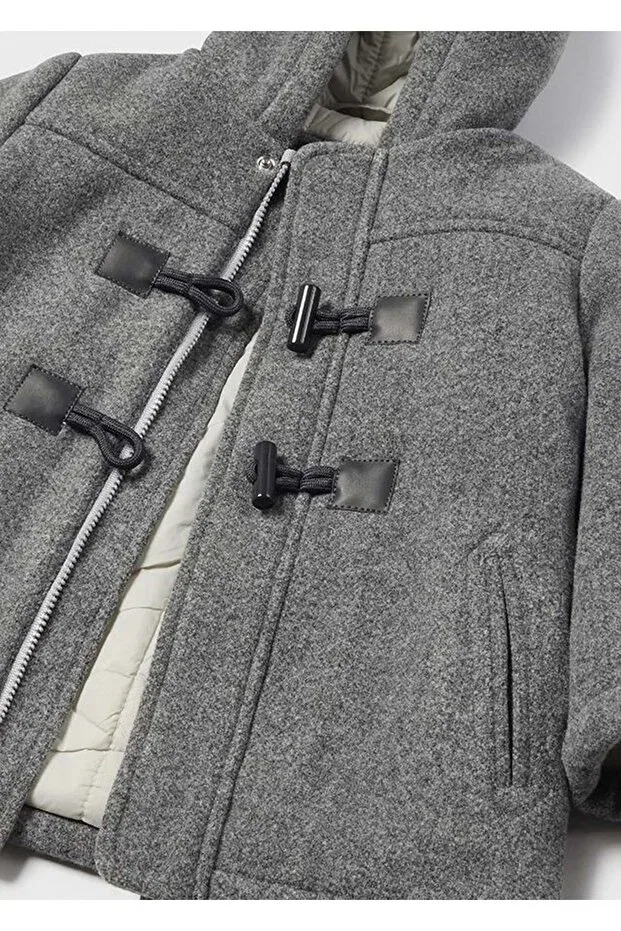Детское пальто для девочек джинсовое Mayoral, Gray — фото 3