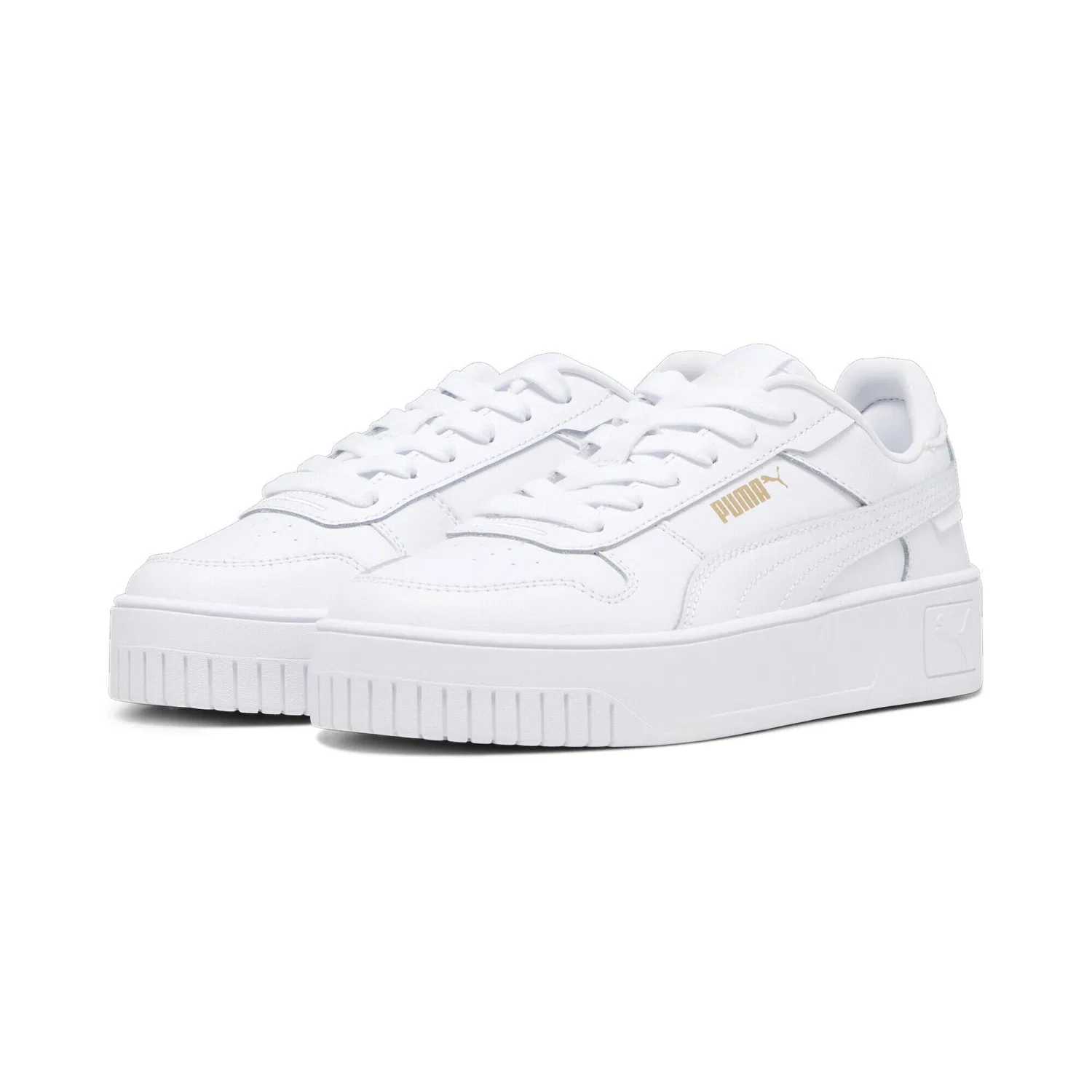 Детские кроссовки с перфорацией Carina Street Sneakers Puma, Weiss