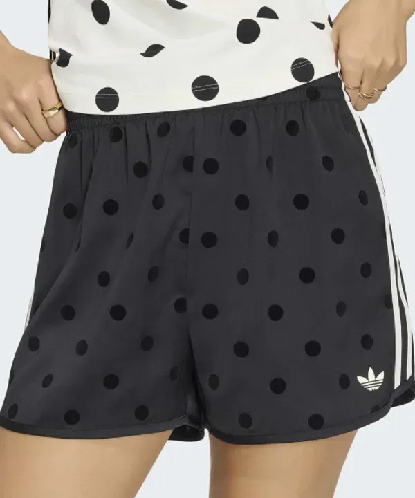 Шорты спортивные Polka Dot Sprinters Adidas, черный — фото 3