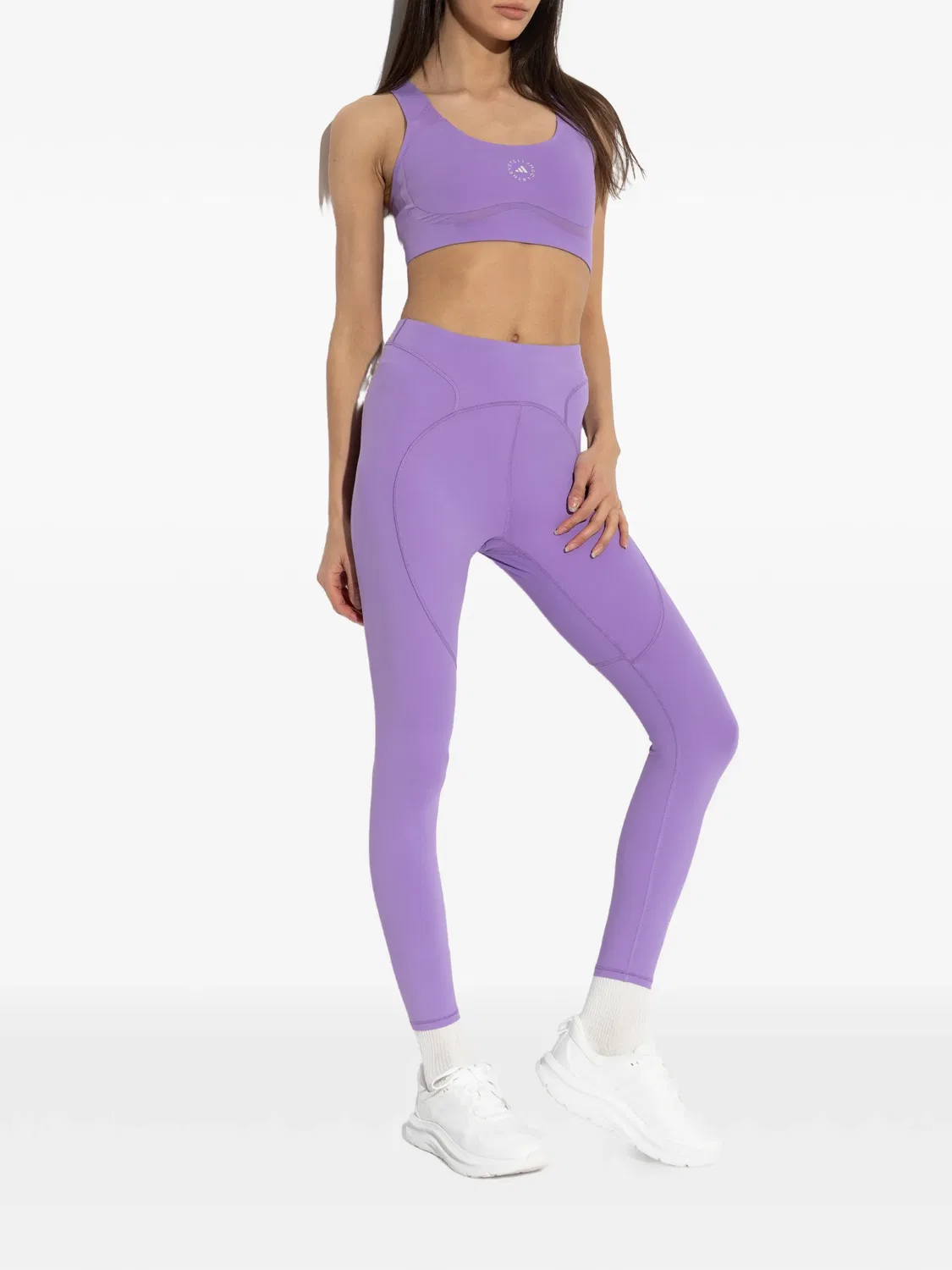 Adidas Спортивный бюстгальтер TruePurpose Фиолетовый — фото 4