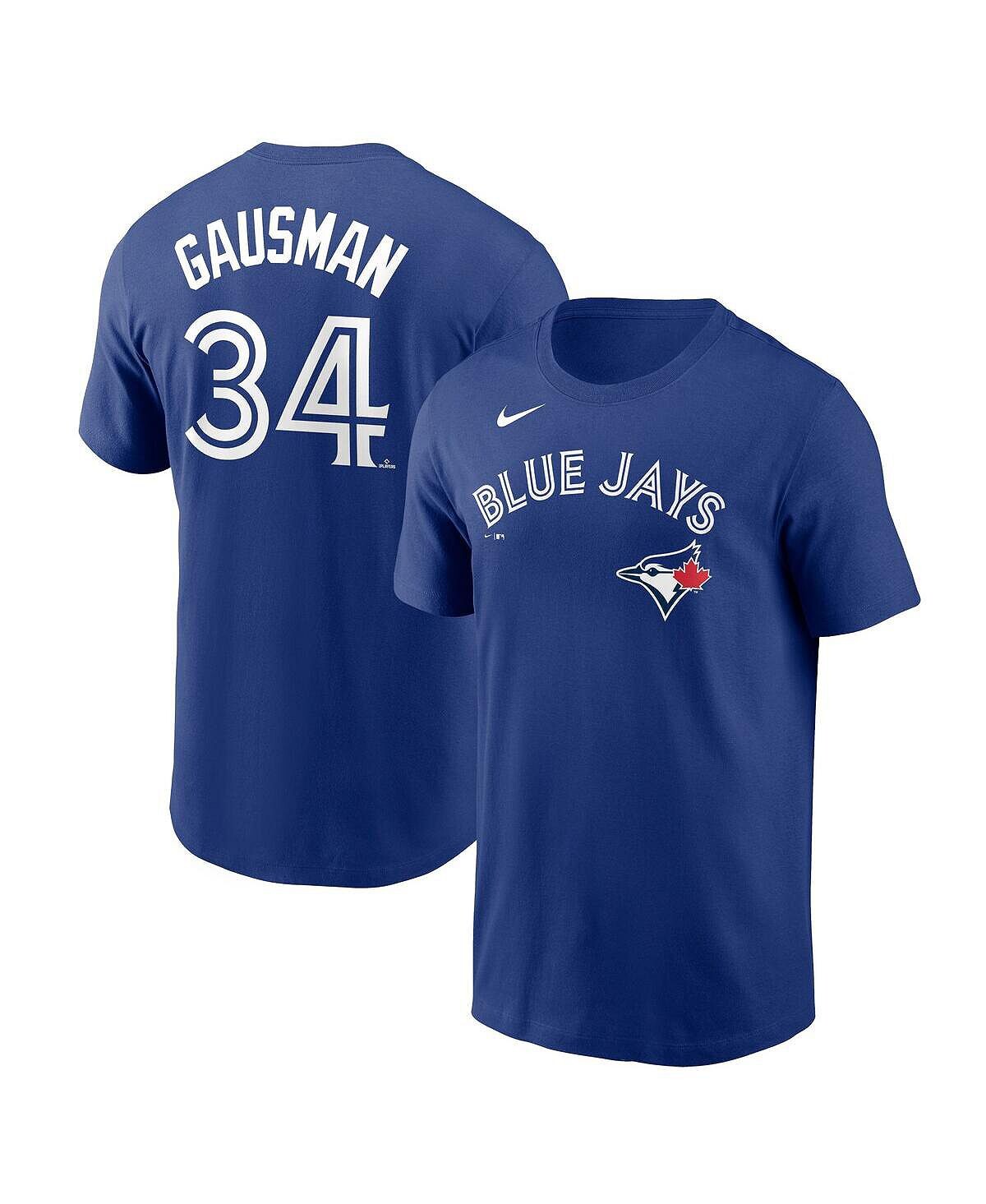 

Мужская футболка kevin gausman navy toronto blue jays с именем и номером Nike, синий