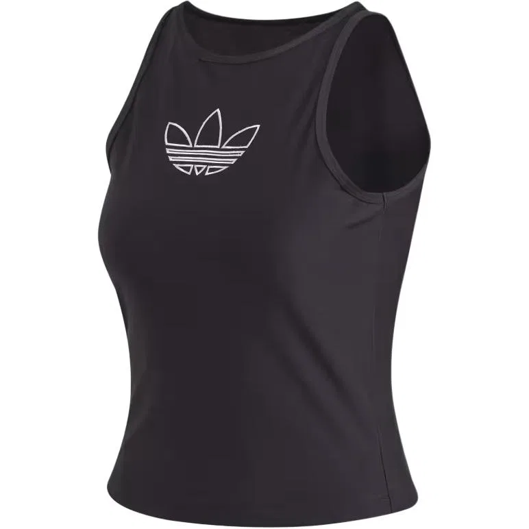Женский топ без рукавов Adidas Originals, Black