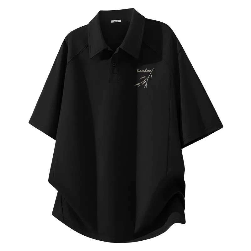 Детское поло свободного кроя MINISO, Black