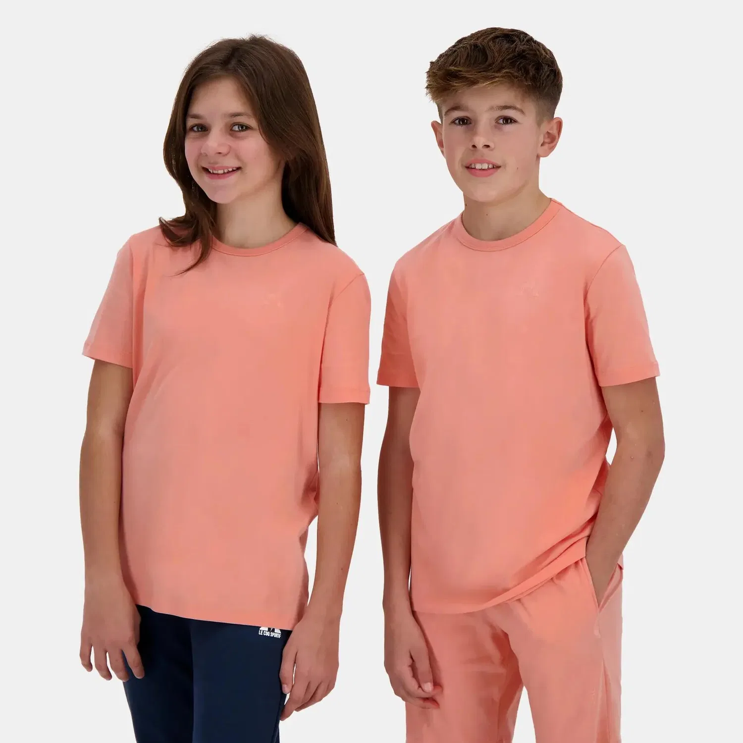 Детская футболка с принтом N°2 Le Coq Sportif, Rosa Karminrot — фото 3
