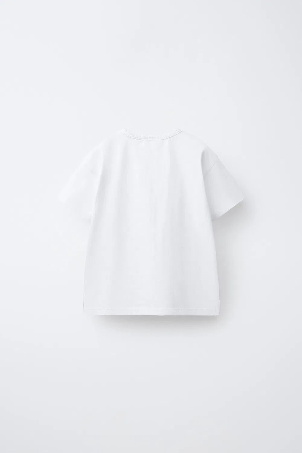 Футболка с аппликацией в виде сердца ZARA, White — фото 2