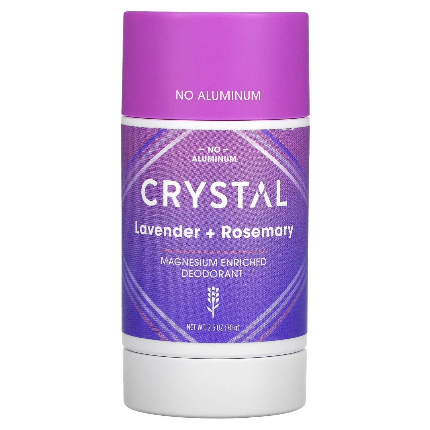 

Обогащенный Магнием Дезодорант Crystal Body Deodorant, лаванда и розмарин, 70 г