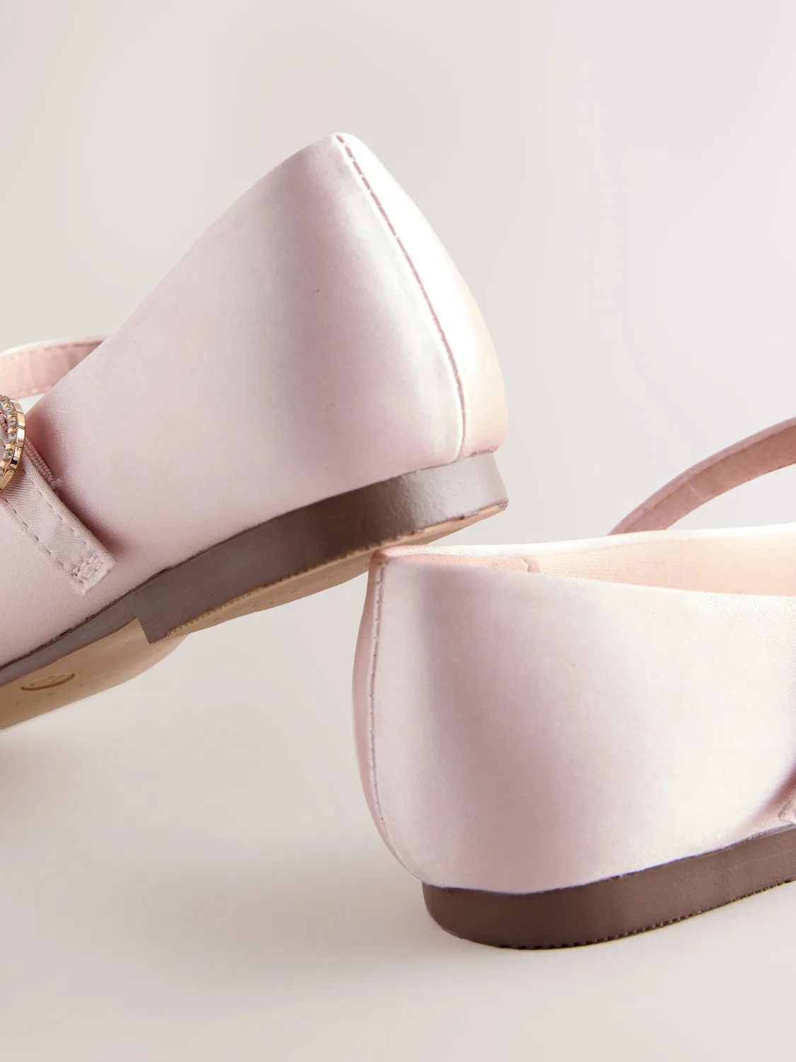 Туфли Мэри Джейн, Pink Satin Stain Resistant Next, розовый — фото 4
