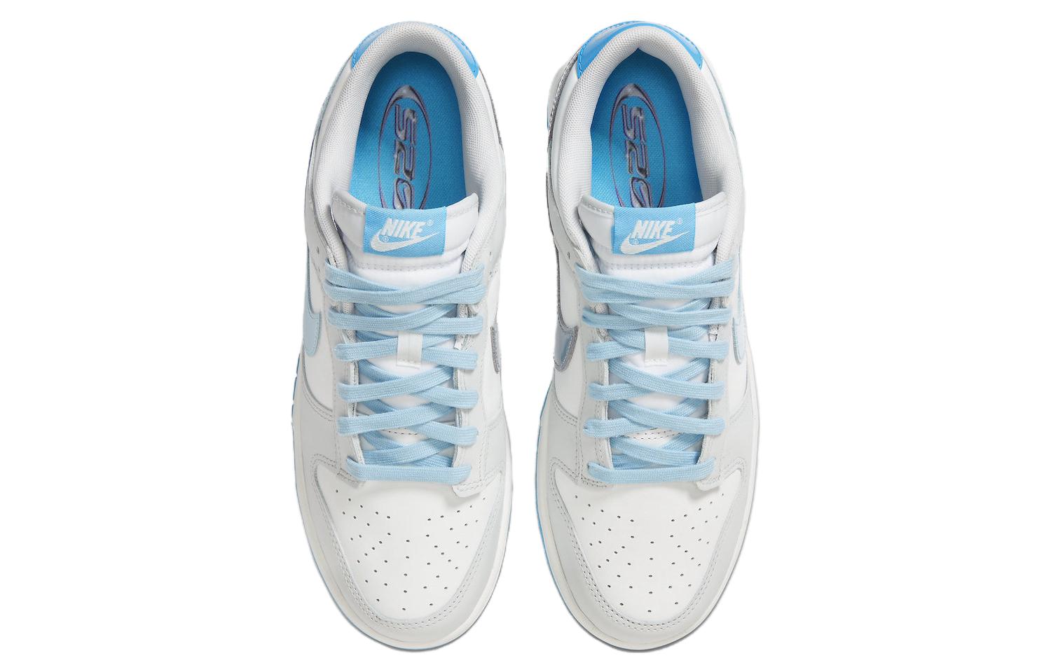 Кроссовки Nike Dunk Low 520, белый/голубой — фото 4