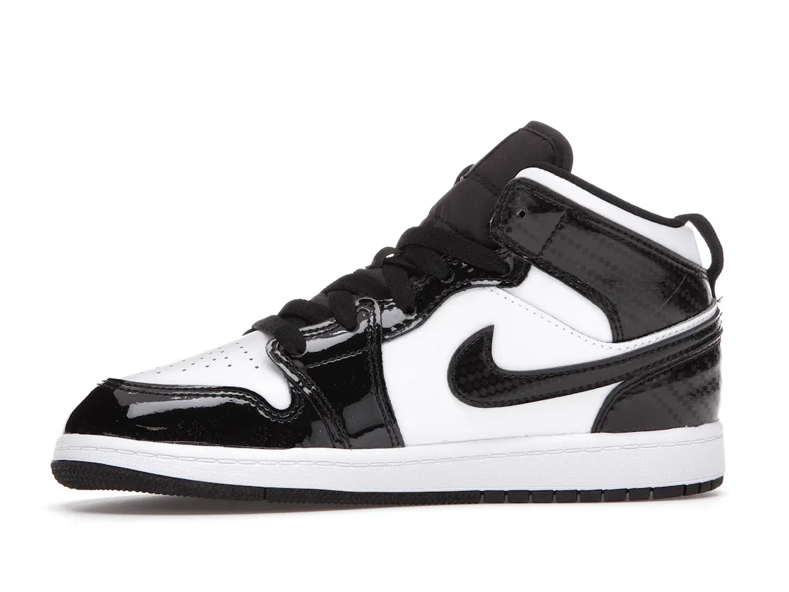 Детские кроссовки lifestyle с принтом Jordan 1 Mid SE All-Star 2021 PS Jordan, Black/White — фото 3