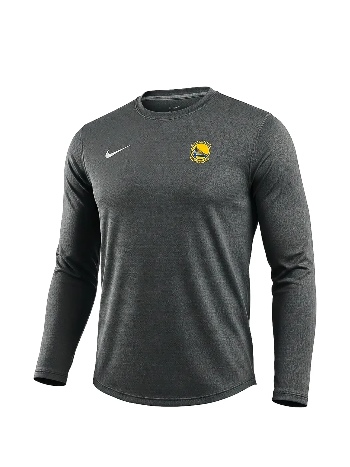 Футболка NBA Golden State Warriors Modern с длинными рукавами Nike, серый