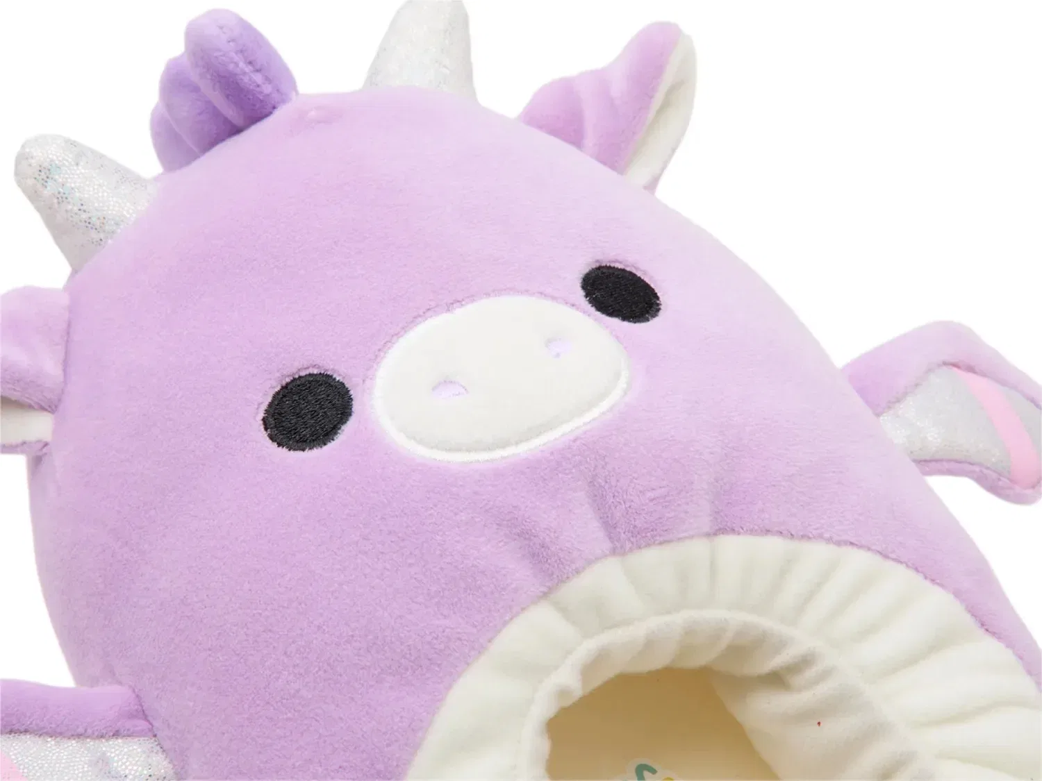 Тапочки Dina The Dragon Slipper Original Squishmallows, фиолетовый — фото 3