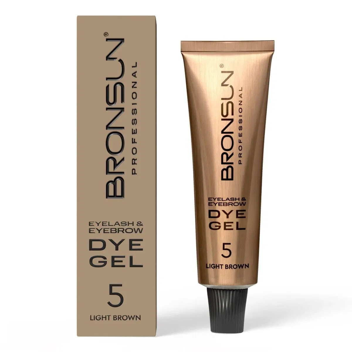 Гель-краска для бровей и ресниц Light Brown No.5 Bronsun, 15 мл