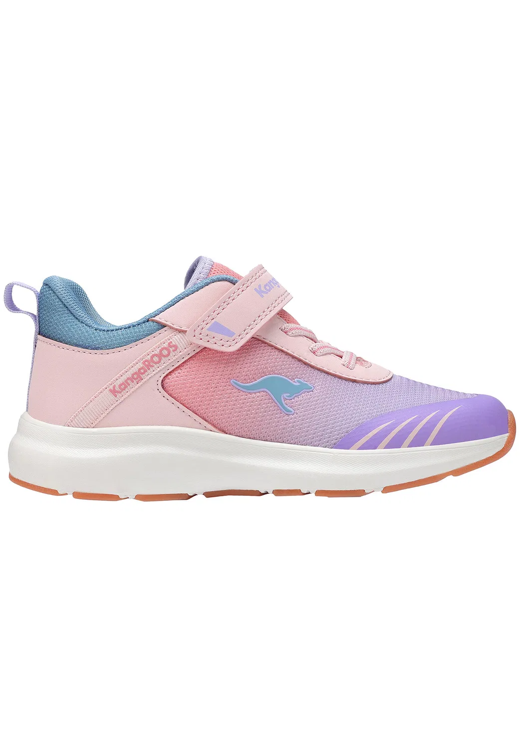 Детские кроссовки с липучкой KangaROOS KB-Rida EV, Цвет Bunt