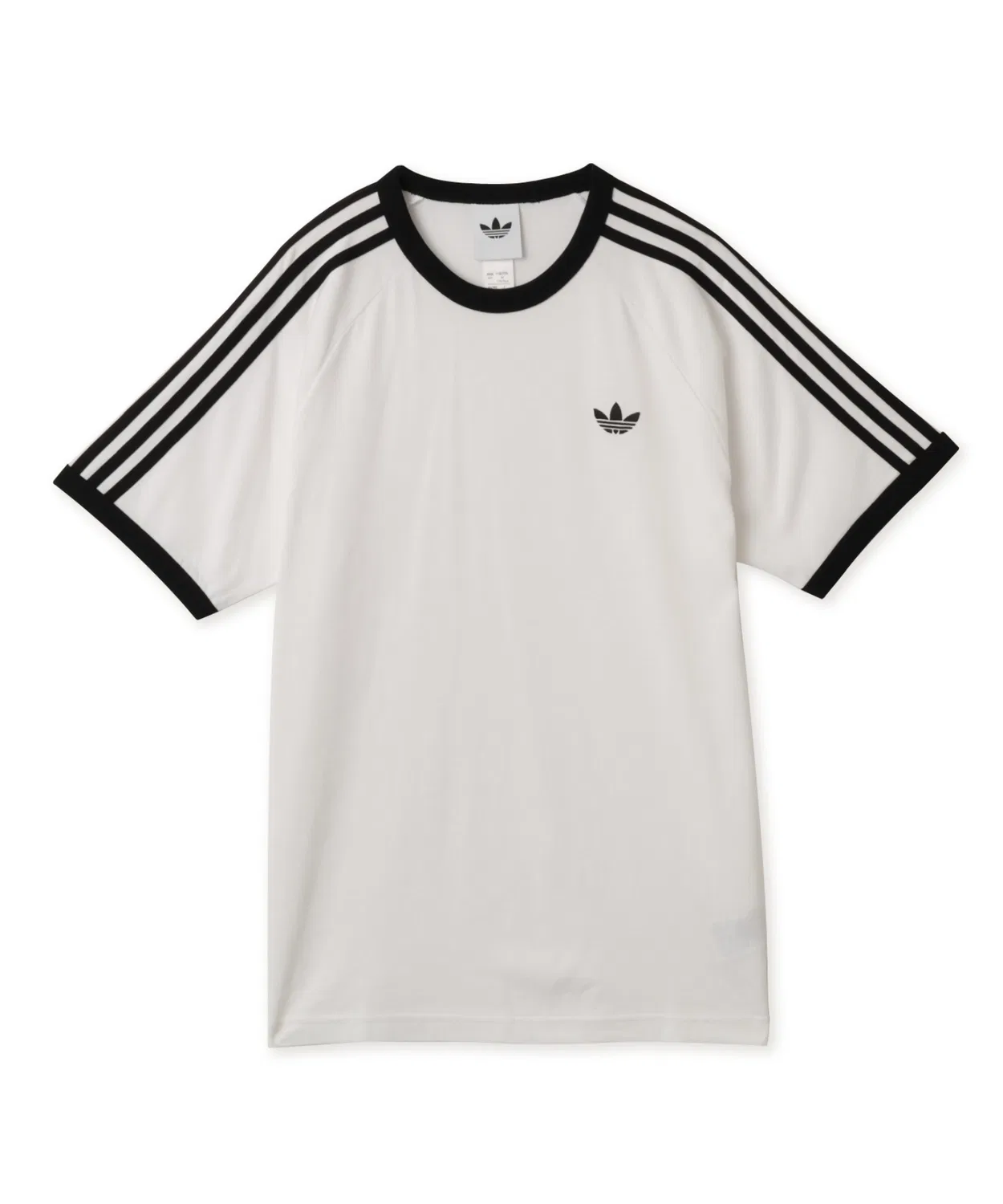Мужская футболка с длинным рукавом3-STRIPES TEE Adidas, Белая — фото 4