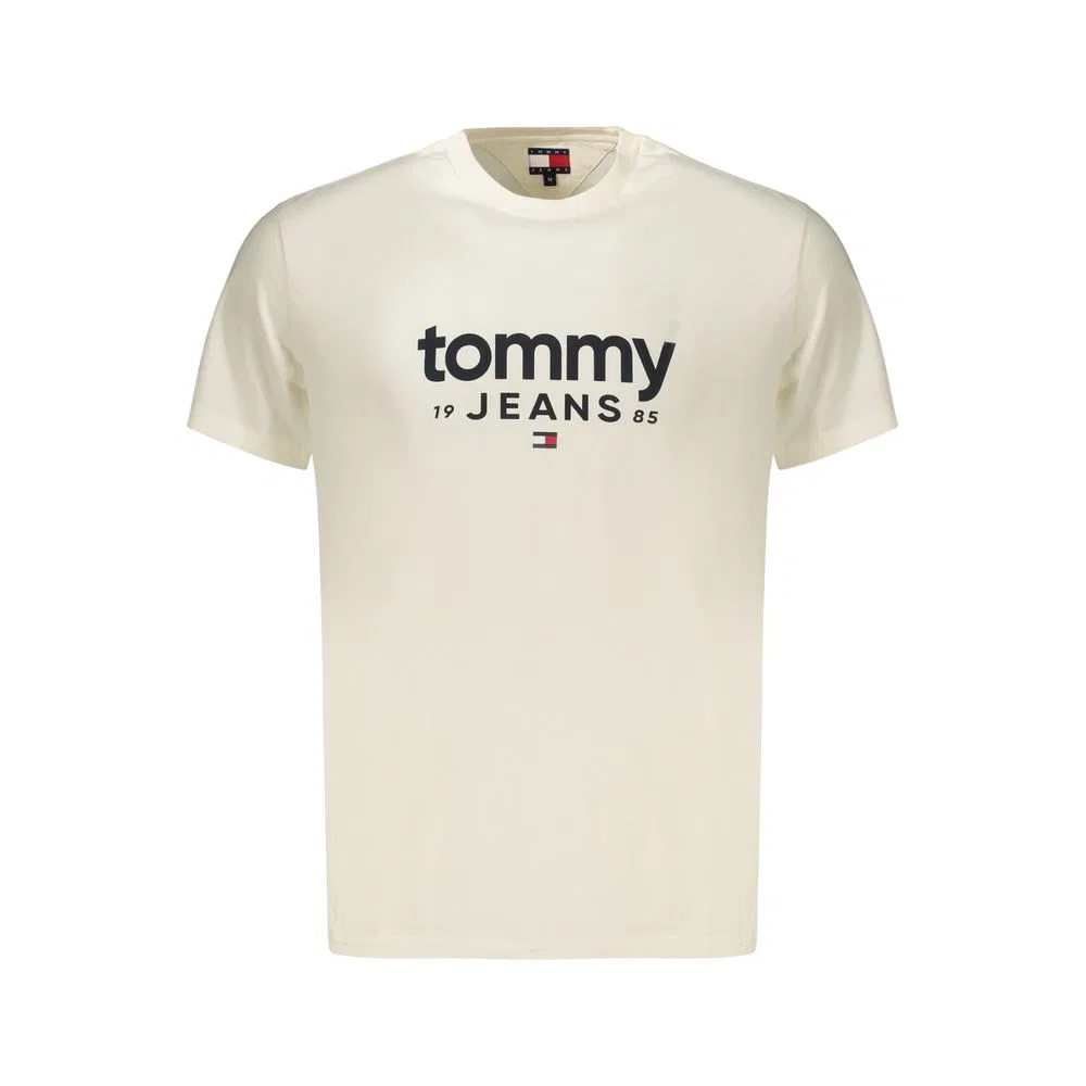 Мужская футболка с принтом Bianco Cotton Tommy Hilfiger, White