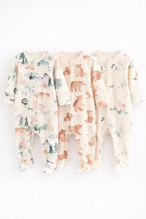 Детский комбинезон с длинным рукавом с принтом Next Baby, Multicolor