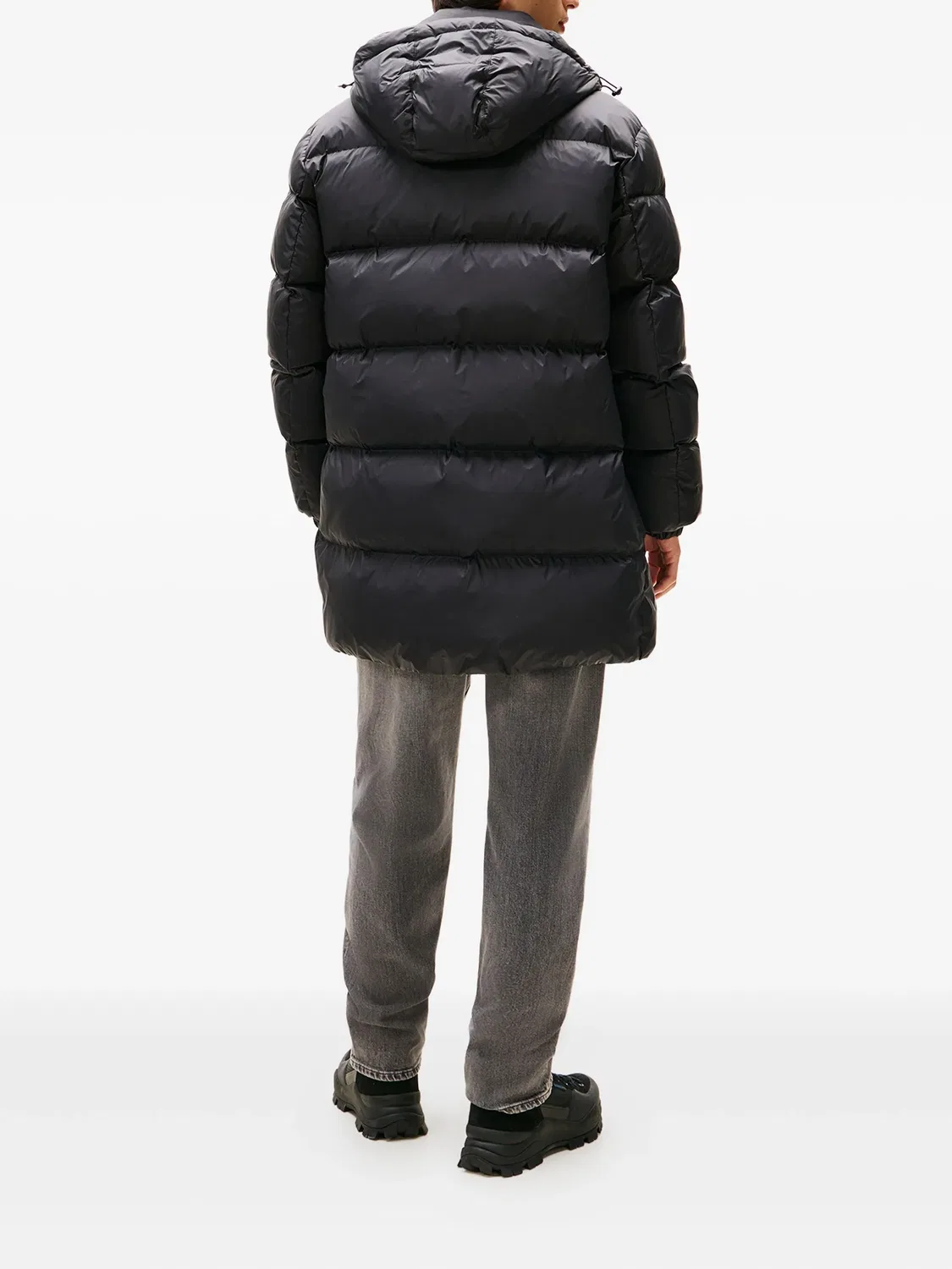 Куртка с капюшоном и пухом Tommy Hilfiger, черный — фото 2