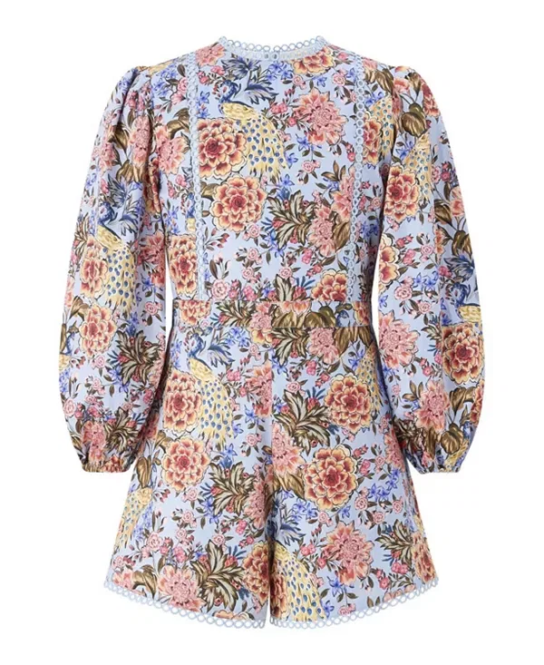 Детский комбинезон для девочек с длинным рукавом Iliana Sleeve Cotton Romper Marlo Kids, Floral