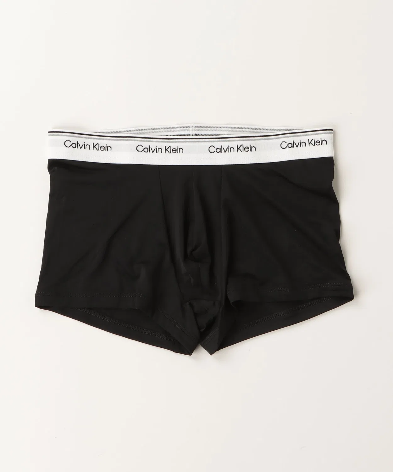Мужские трусы-боксеры с низкой посадкой Microfiber Stretch Balance Calvin Klein, Black