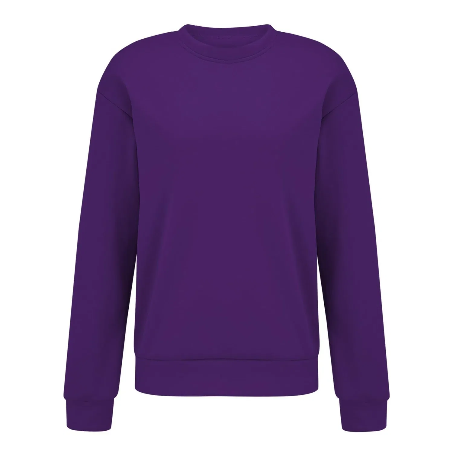 Женский худи с капюшоном и длинным рукавом, однотонный, плюс сайз, Lilac — фото 3