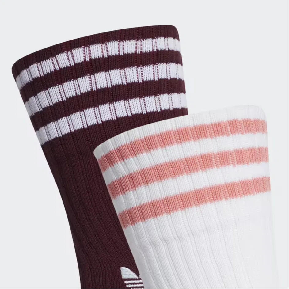 Носки Adidas Originals Solid Crew, 2 пары, Red White — фото 2