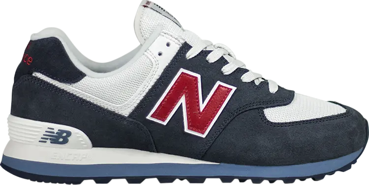 

Кроссовки New Balance 574 Core Plus 'Navy Red', синий