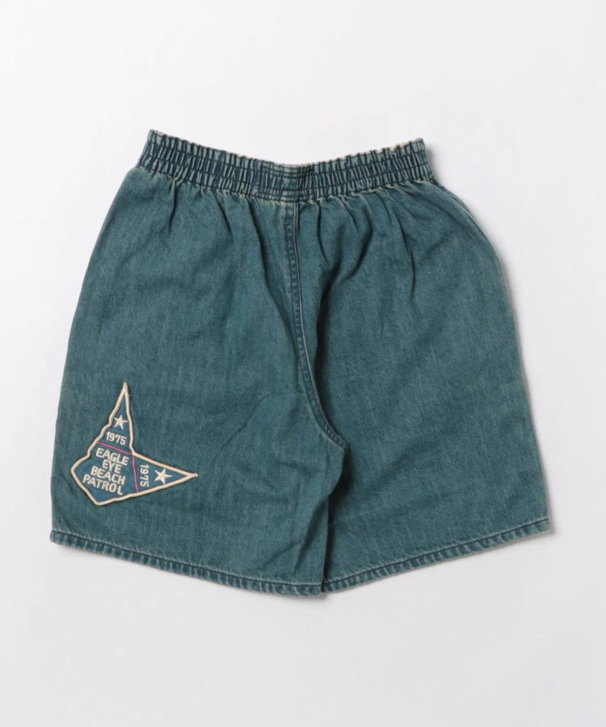 Детские джинсовые шорты с принтом 8.5oz Denim Beach Shorts DENIM DUNGAREE, Blue — фото 2