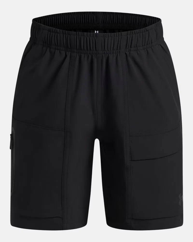 Шорты длиной 15 см влагоотводящие Unstoppable Woven UnderArmour, Black