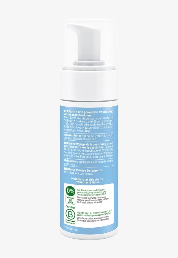 Пенка для умывания для всех типов кожи Gentle cleansing foam Weleda 150 мл — фото 2