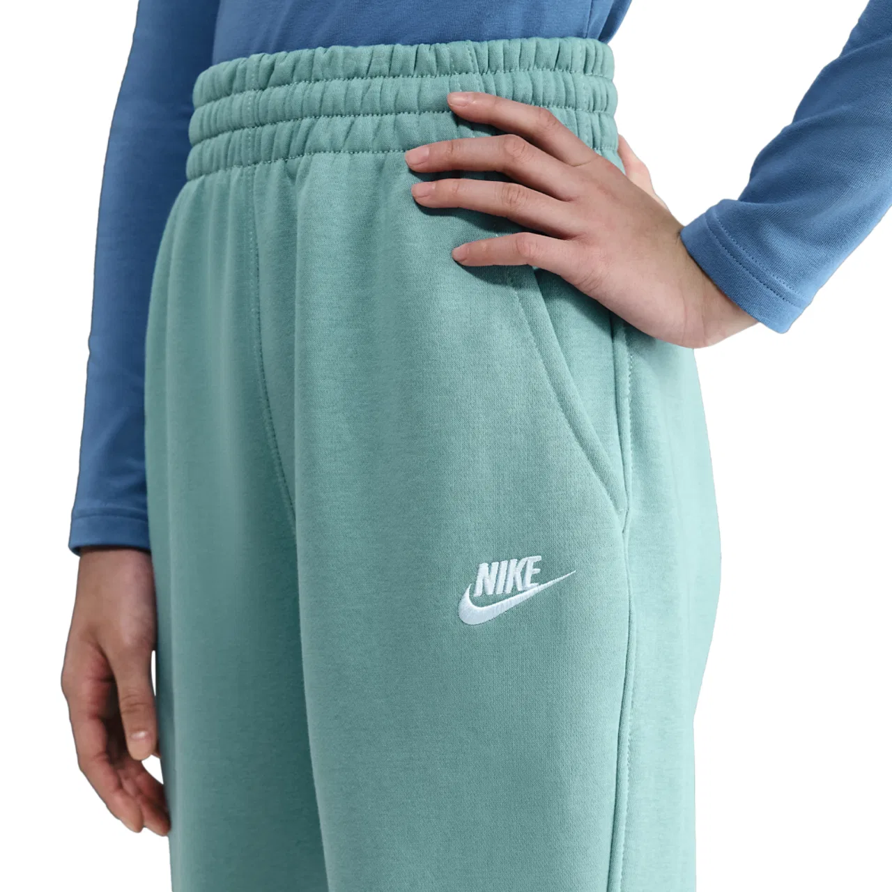 Детские спортивные брюки Nike NSW Club LBR Oversized Fleece, цвет Cannon/Cannon