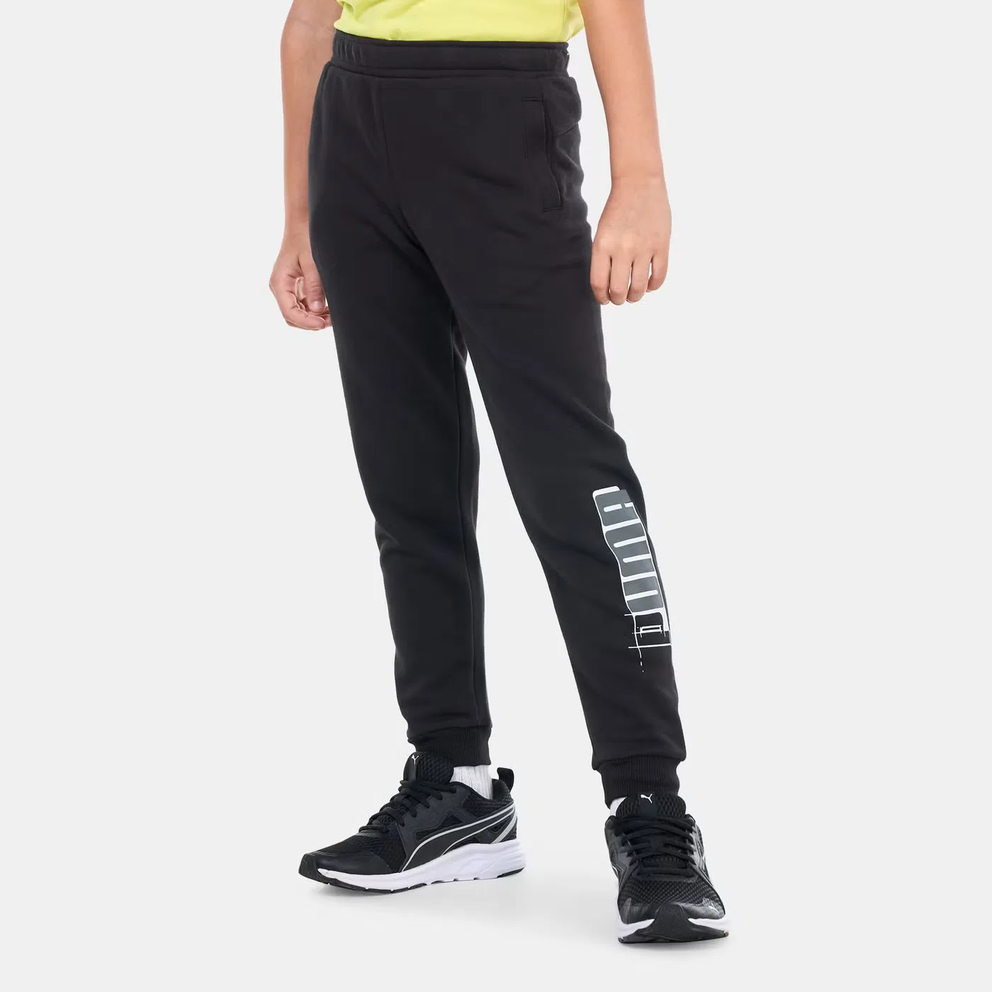 Штаны с принтом Essentials+ Logo Lab Puma, черный