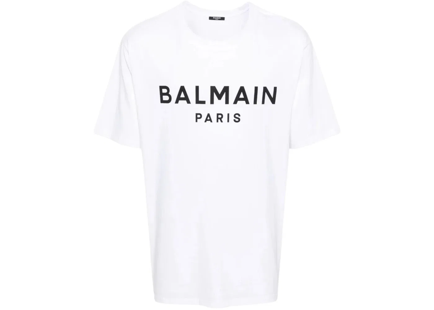 Мужская футболка с принтом Balmain, White