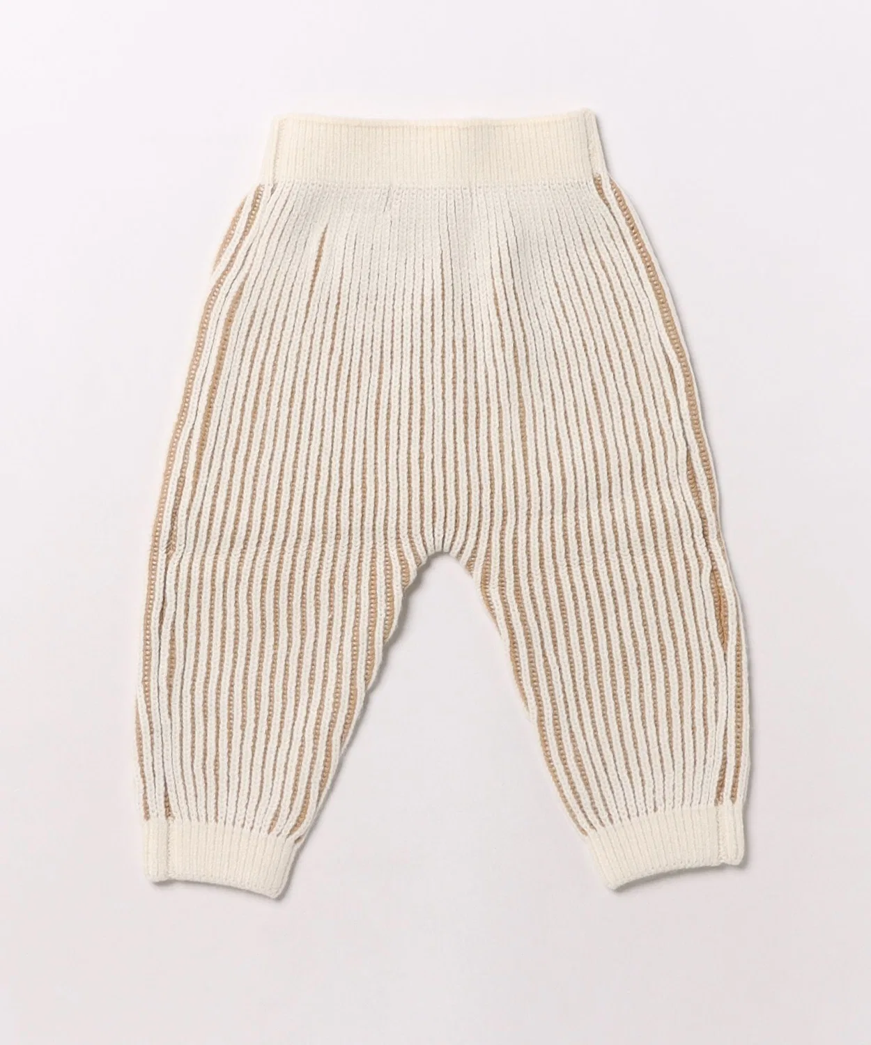 Детские штаны chunky knit с принтом полоска, модель Chunky Knit Pant Quincy Mae, Синий — фото 2