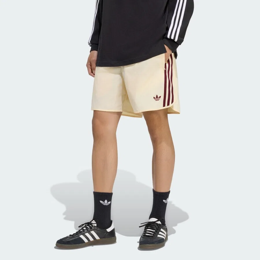 Шорты ADIDAS ORIGINALS Regular Pants 'Sprinter' светло-желтого цвета — фото 2