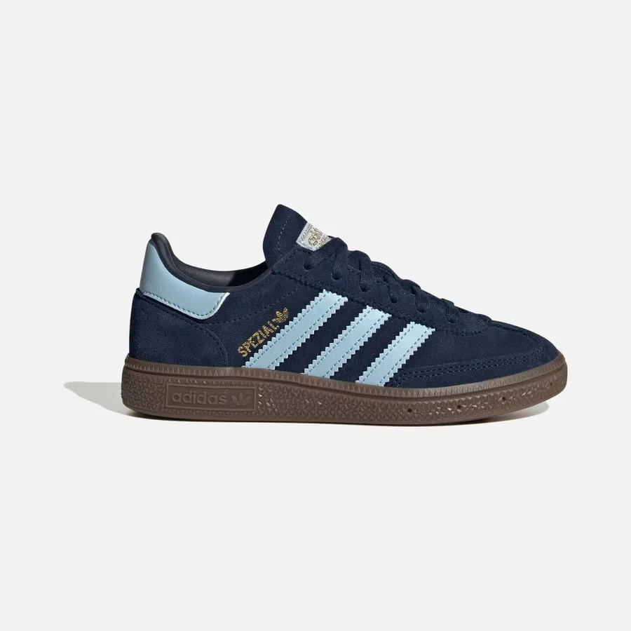 Детские спортивные кроссовки с замшевым верхом Originals Handball Spezial 3-Stripes adidas, Темно-синий