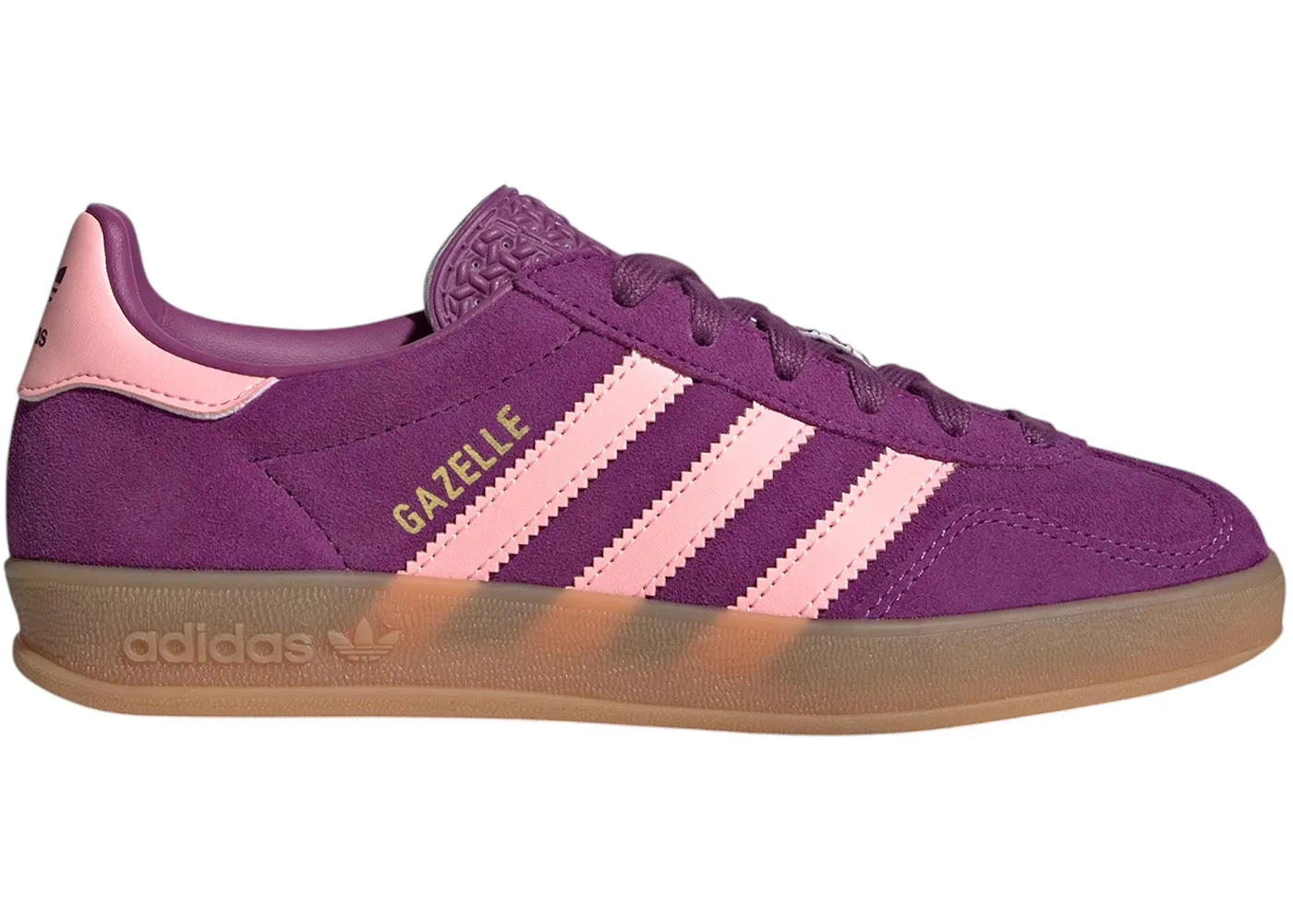 Детские кроссовки lifestyle Adidas Gazelle Indoor, Rich Mauve/Glow Pink/Cloud White